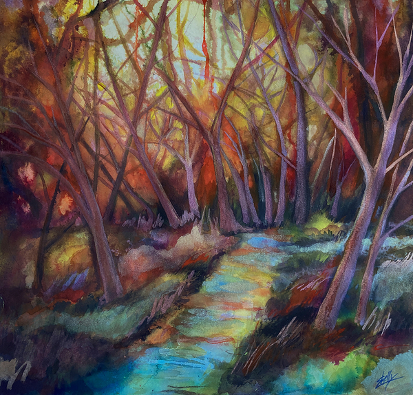 Shimmering Forest Print