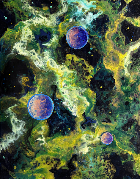 Dark Matter Clouds Print