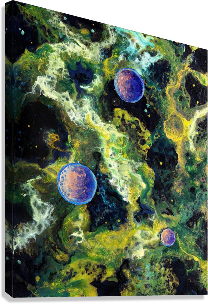 Dark Matter Clouds Canvas Print