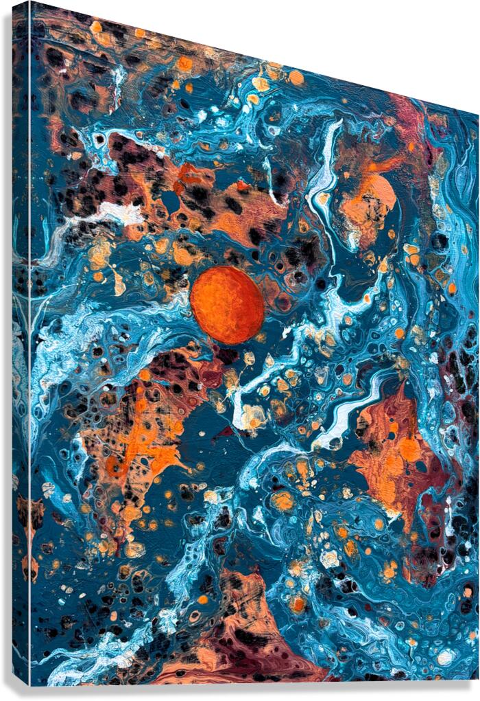 Blue Dark Matter Canvas Print