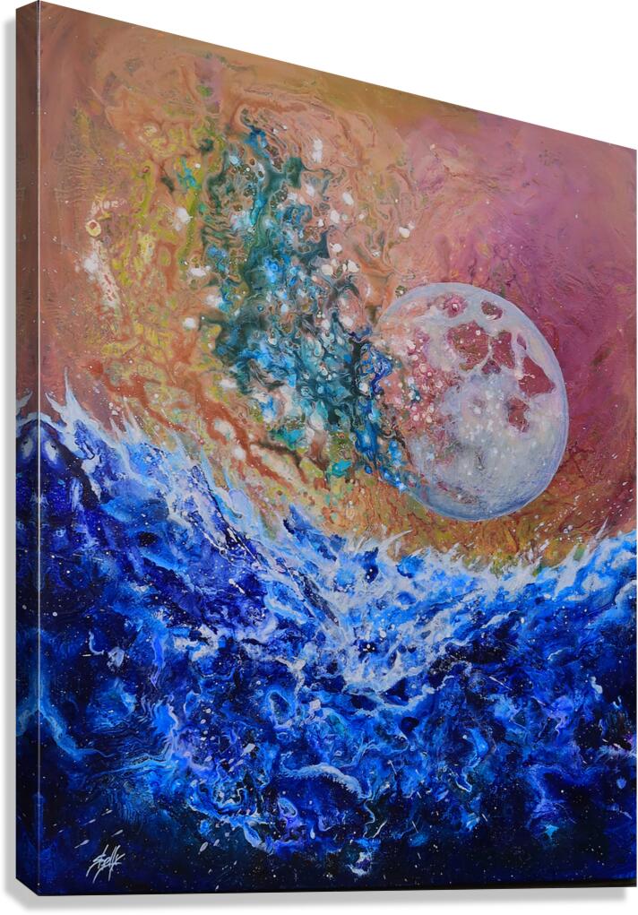 Divine Rift Canvas Print