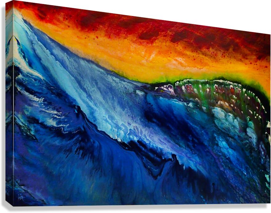 Where Water Meets Sky Canvas Print