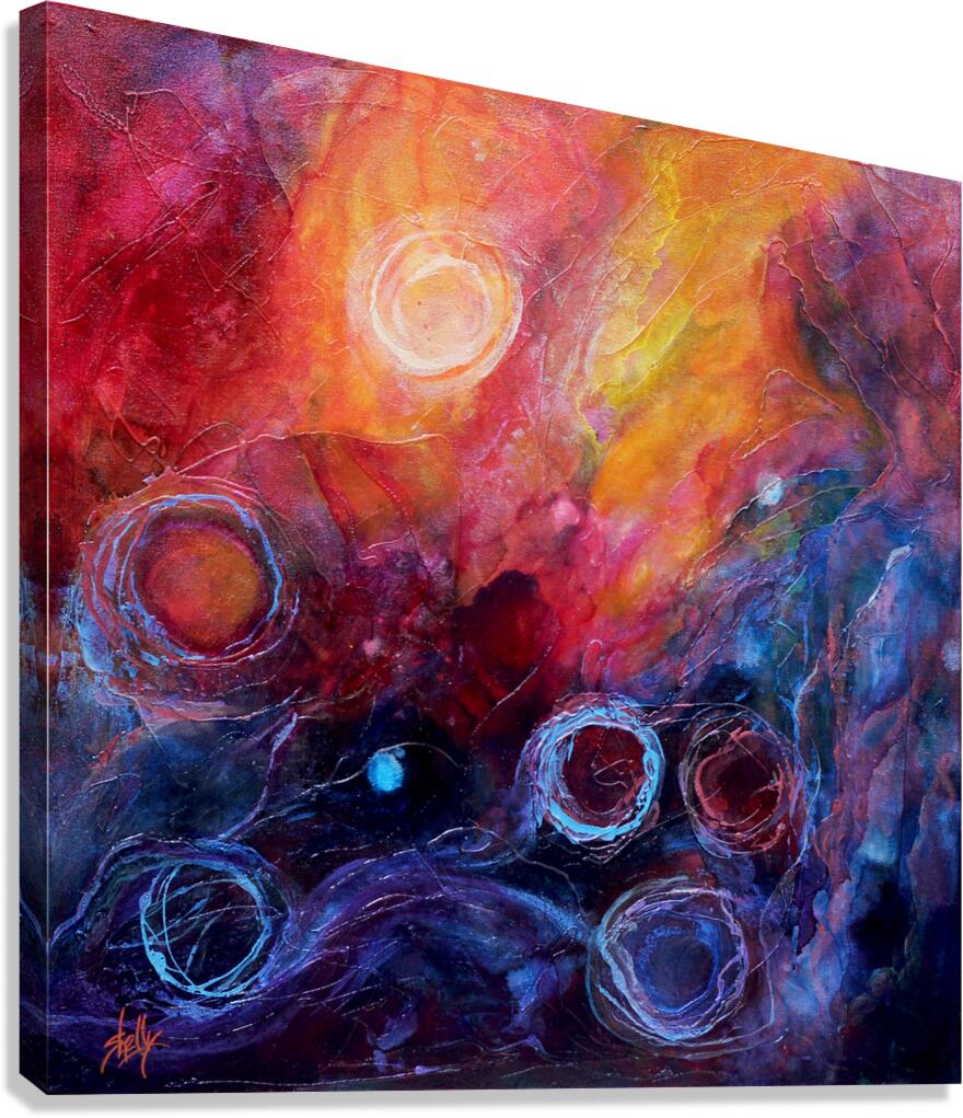 Segment of the Lagoon Canvas Print