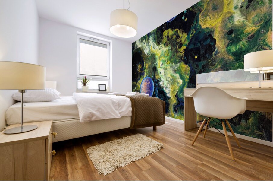 Dark Matter Clouds Mural print