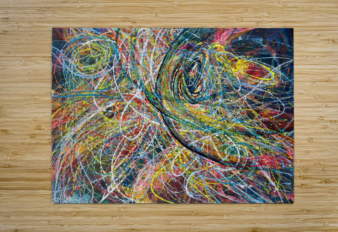 Meteor Trails Shelly Leit Puzzle printing